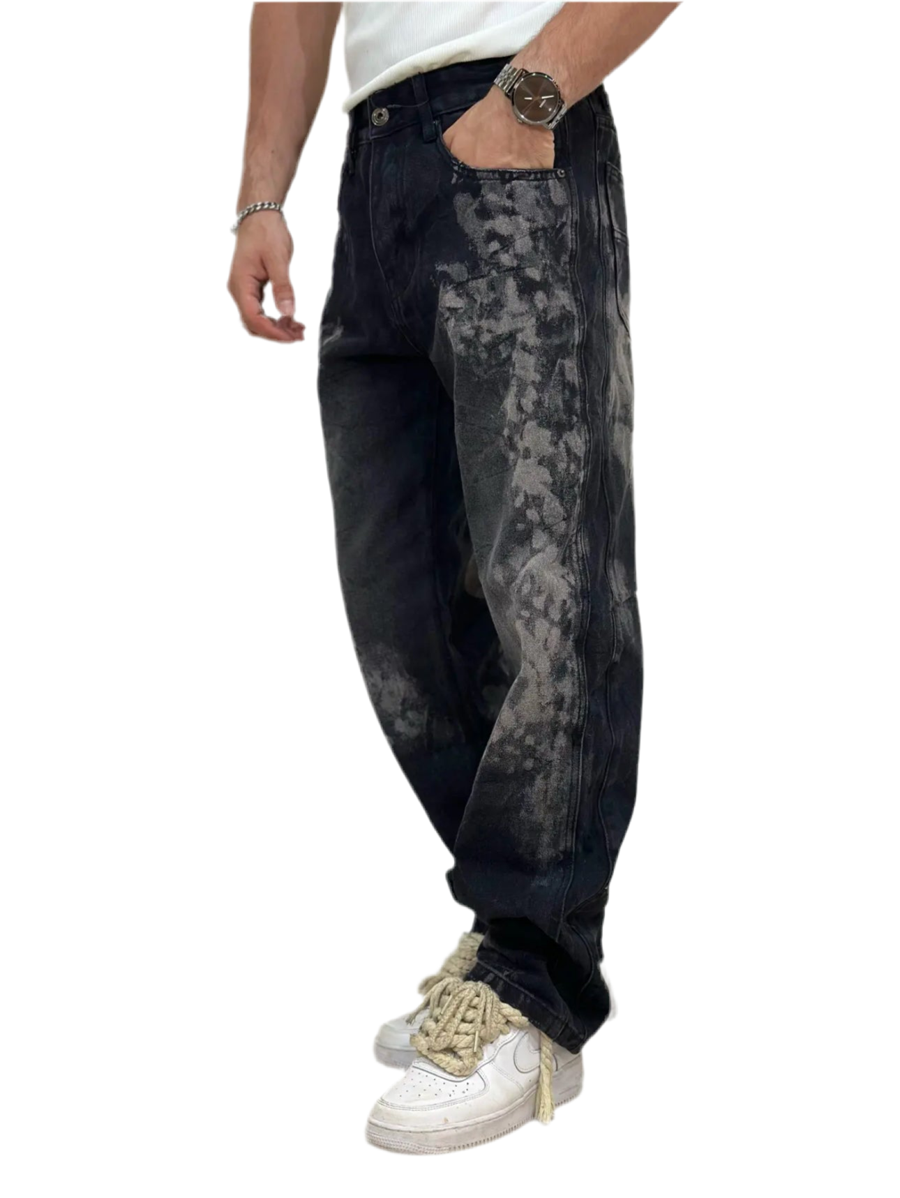 Jeans Macchia Baggy