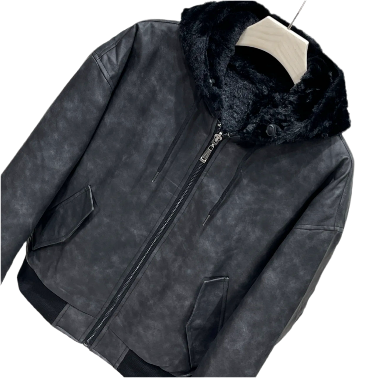 Giubbotto eco montone shirling pelliccia
