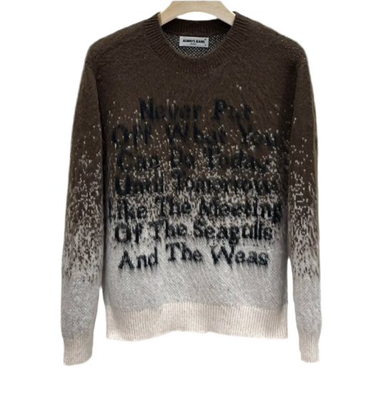 Maglione never pelo lungo