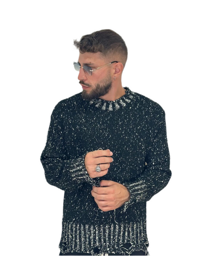 Maglione taglio mélange
