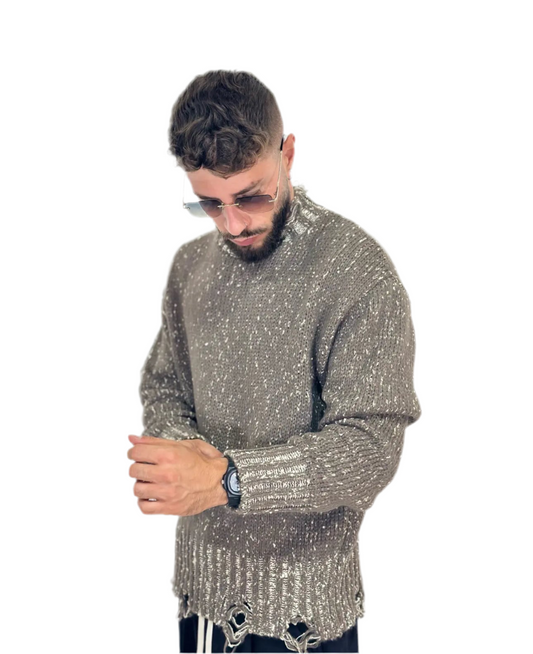 Maglione taglio mélange