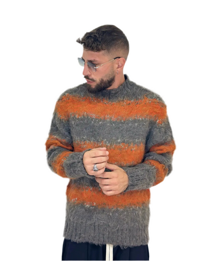 Maglione banda Peluche