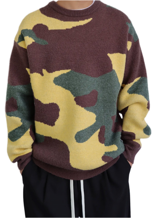 Maglione Camou Military