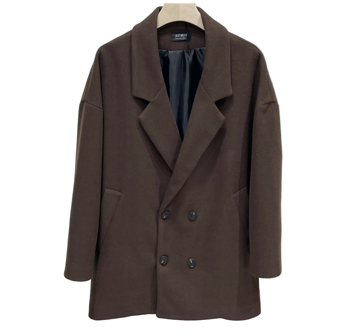 Cappotto Brown Crop over