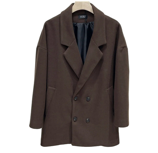 Cappotto Brown Crop over